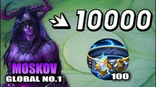 MOSKOV FIRST ITEM THUNDERBELT IS TOO TANKY IN LATEGAME!😱 | MOSKOV BEST BUILD FOR 2024! (100% BROKEN)