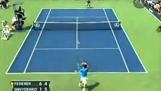 US Open 2006 - Semifinal - Roger Federer vs Nikolai Davydenko - Highlights