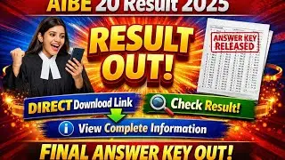 Aibe_20 result out Aibe_20 result check kaise karen 2025 #Aibe2025 #result #scorecard
