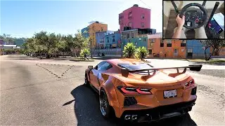 Forza Horizon 5 | 2020 CHEVROLET CORVETTE Stingray Coupé | Con Volante Logitech G29 | Gameplay