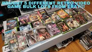 Bought 5 Different Retro Video Game Lots off eBay!