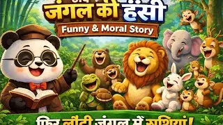 जब जंगल की हँसी खो गई | Funny & Moral Story in Hindi for Kids