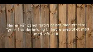 Slik beiser du ny panel innendørs