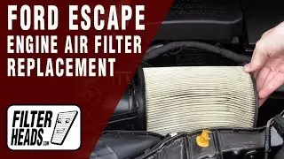 How to Replace Engine Air Filter 2015 Ford Escape L4 1.6L | TA36149, AF6908