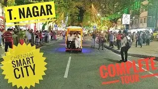 smart city chennai | pondy bazaar T.nagar smart city #pondybazzar #smartcity #future #2020