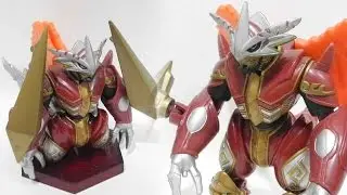 Sprits of Flame-beast(炎のスピリット-獣形)to BurningGreymon(ヴリトラモン)-Bandai Action Figure Toy(アクションフィギュア)