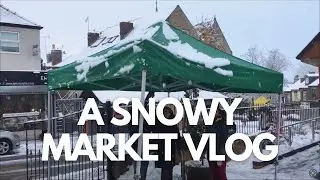 Snowy Market Vlog