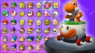 Mario Kart 8 Deluxe - 200cc Turnip Cup Wave 2 DLC (Orange Yoshi Gameplay)