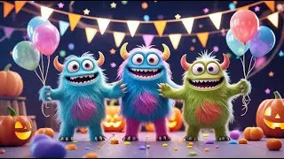 Monster Dance Party 🎃👻 | Halloween Songs for Kids | Fun Nursery Rhymes