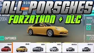 Forza Horizon 3  ALL PORSCHES | ALL Forzathon & DLC PORSCHES!
