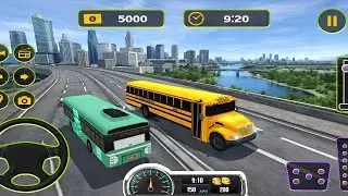 School bus driving | Mobile Bus Simulator Gameplay (Android , iOS)