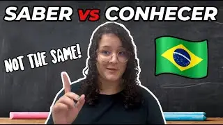 The Difference Between SABER vs CONHECER in Portuguese