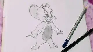 Jerry drawing 🐹/ easy way