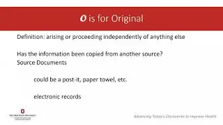 ALCOA C and Documentation