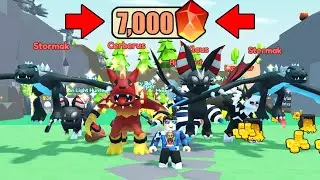 Spending My Record 7000 Mythical Stones In Roblox Collect All Pets!