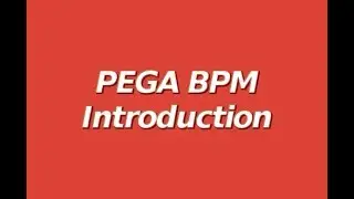PEGA Tutorial Videos