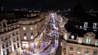 London's West End illuminated for Christmas