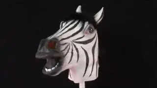 Zebra Mask - HalloweenAsylum.com