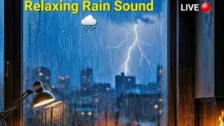 Rain Drop Sound Live 🌧️ | Sleep Fast, Deep Relaxation, Peaceful Night