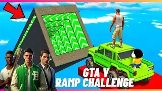 GTA 5 ramp challenge car crash #gta5 #gtavrampchallenge #gta 