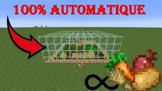 [TUTO] Comment faire une usine à blé 100% automatique l Minecraft !  ❤️