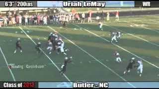 2013 Uriah LeMay - WR - Butler - Preview