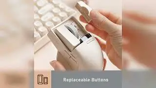 Review: LOFREE Touch PBT Wireless Mouse with USB Receiver, Bluetooth, Wired Connection, Rechar...