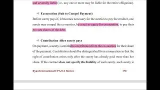 Reg  Suretyship & Creditors' Rights