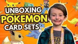 New Pokemon Card Set Opening and Unboxing for Kids