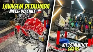COMO LAVAR SUA MOTO DO JEITO CERTO DIRETO DO CHILE PARA ESTÉTICA [4K]