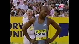 2003 London Heats and Final 100m +0.9  10.0h.t time malfunction Dwain Chambers DQ  8.8.03