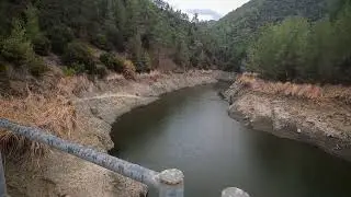 Tsakistra dam near Kykkos monastery, Paphos forest #cyprus #explorecyprus #dam #forest #autumncolors