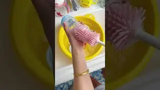 Щетка для чистки детских бутылочек, которую рекомендуют все родители для тщательной и легкой очис...