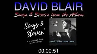 David Blair Live Stream