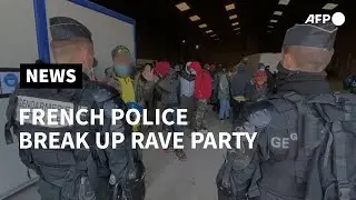 French police break up illegal rave where some 2,500 partygoers gathered | AFP