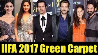 IIFA Awards 2017 Green Carpet | Salman Khan, Katrina Kaif, Iulia, Alia, Varun Dhawan, Shahid Kapoor