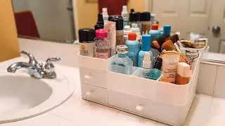 I Didn&rsquo;t Expect THIS Makeup Organizer to Fit Everything! #MakeupStorage #VanityGoals #BeautyHack