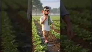 &ldquo;मोबाइल में उलझा किसान और असली खेती का सच 📱🌾&rdquo; #cartoonstory #agriculture #facts #cartoon