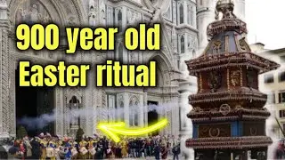 This 900-Year-Old Easter Ritual Still Explodes in Florence : the story behind the Scoppio del carro
