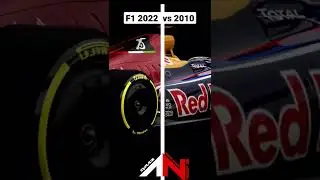 F1 2022 vs 2010! Which one is better? #f1 #shorts #redbull #ferrari #formula1 #verstappen #leclerc