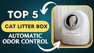 TOP 5 ✅Best Automatic Litter Box for Cats Odor Control || Self-Cleaning and Comfortable Litter Box.