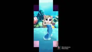 crystal princess💖 dress😍 to my talking Angela //my favourite dress with favourite  song 💖💖
