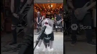 Fur, claws, and pure deathcore 🐾💀 #MetalVibes #DeathcoreCat