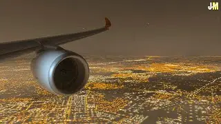 [4K] Cockpit Landing at New Delhi's Airport on Etihad Airways' Airbus A350-1000 | MSFS 2024