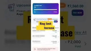 ring aap limit increase 3000 to 7000 #shorts