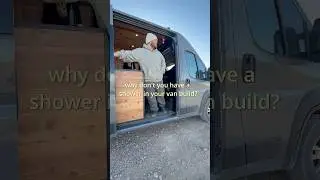Why I decided not to have a shower in my van build #vanlife #nomad #tinyhouse