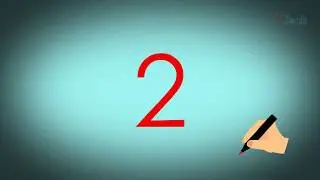 Learn how to write number 2(TWO), Kids preschool learning, Kindergarten learning.