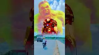 Transform into hulk to destroy hulkbuster and avenge iron man