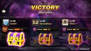 raid4 farming with guildies