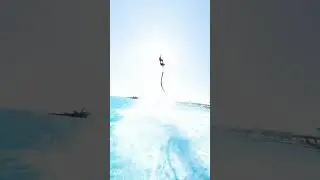 Soar Above the Waves: Experience #Flyboarding at #SiyamWorld 🌊
